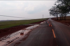 Temporal deixa 435 mil domicílios sem energia no Paraná. Foto:  Copel