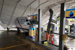 Vendaval e chuva de granizo provocam estragos em 16 municípios do estado. Foto:SEJUF