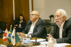28.10.2021 - Vice Governador Darci Piana em reunião com representantes do Canadá.
Foto Gilson Abreu/AEN