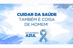 Novembro Azul pretende aproximar homens das Unidades de Saúde
Arte: SESA
