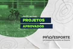 A Superintendência Geral do Esporte do Paraná e a Comissão do Programa Estadual de Fomento e Incentivo ao Esporte (CPROESPORTE) tornam público a conclusão da etapa de seleção de projetos referente ao Edital 01/2020 do PROESPORTE. - Curitiba, 04/11/2021 - Foto/Arte: Paraná Esporte